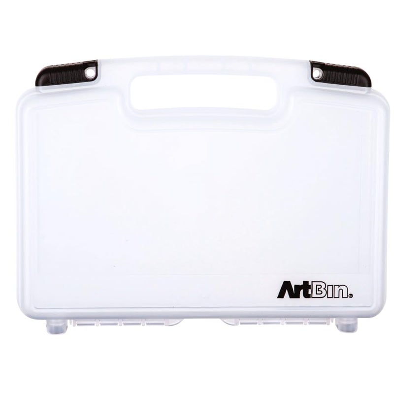 ArtBin 8014AB 14 Inch Quick View Carrying Case - 14 in. x 3.375 in. x 10.25 in., Lockable Art and Craft Supply Storage with Latches and Handles, Portable, Clear - Image 5
